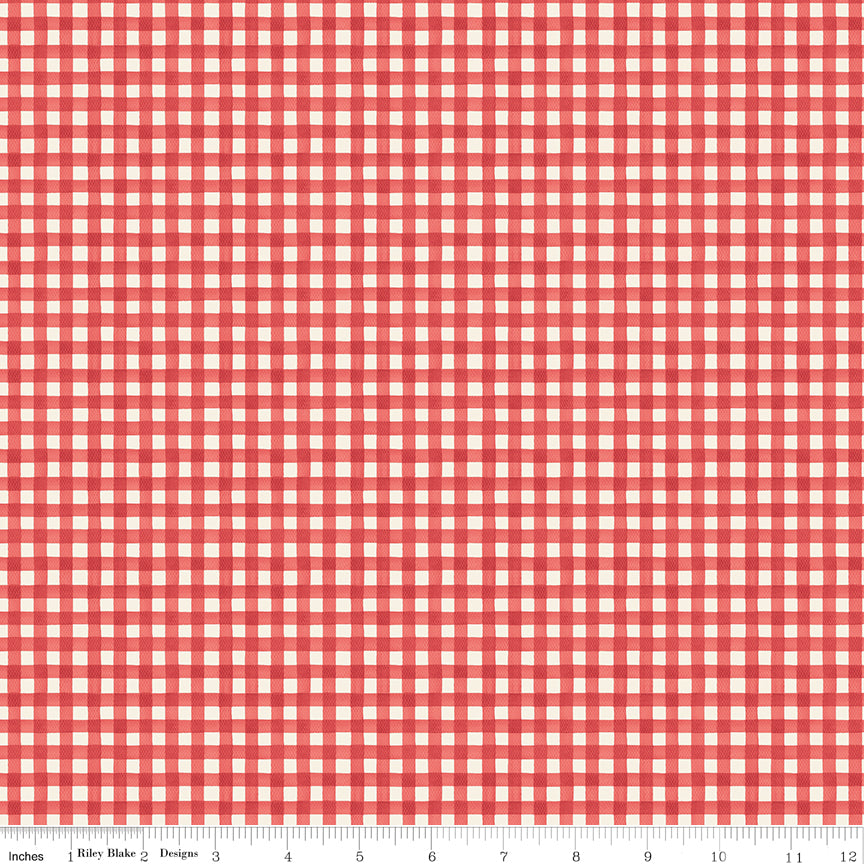 Gingham Red - Cath Kidston Signature by Riley Blake