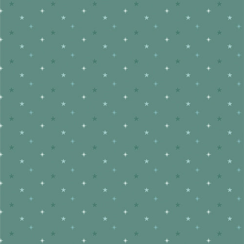 Twinkling Skies Pine - Christmas in the Cabin by Art Gallery Fabrics
