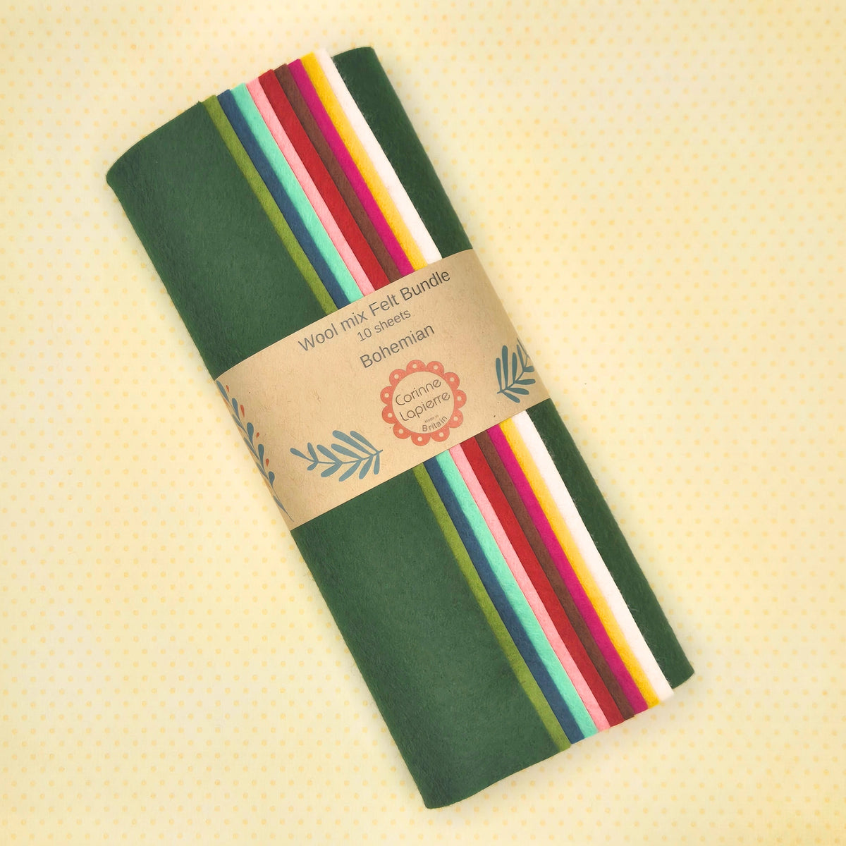 Felt Bundle 10 Sheets - Bohemian by Corinne Lapierre