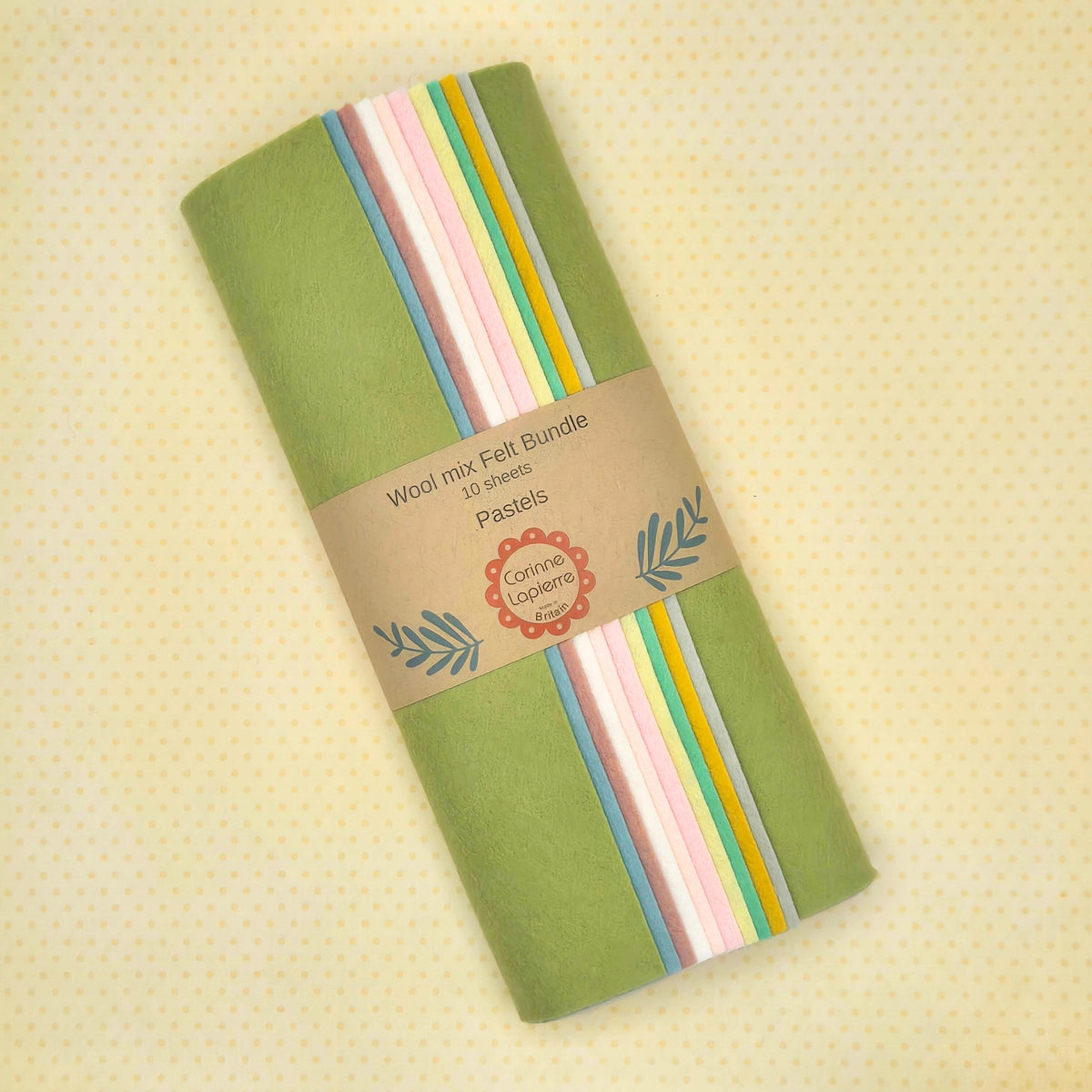 Felt Bundle 10 Sheets - Pastels by Corinne Lapierre