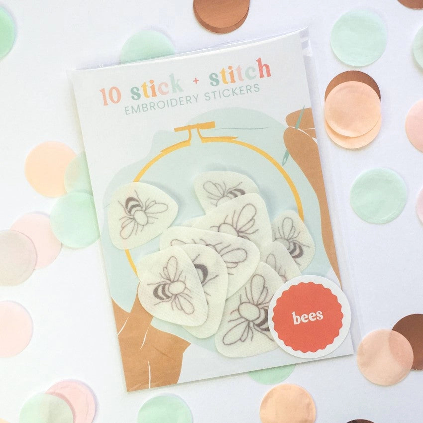 Bees Stick &amp; Stitch Pack - Craft Make Do