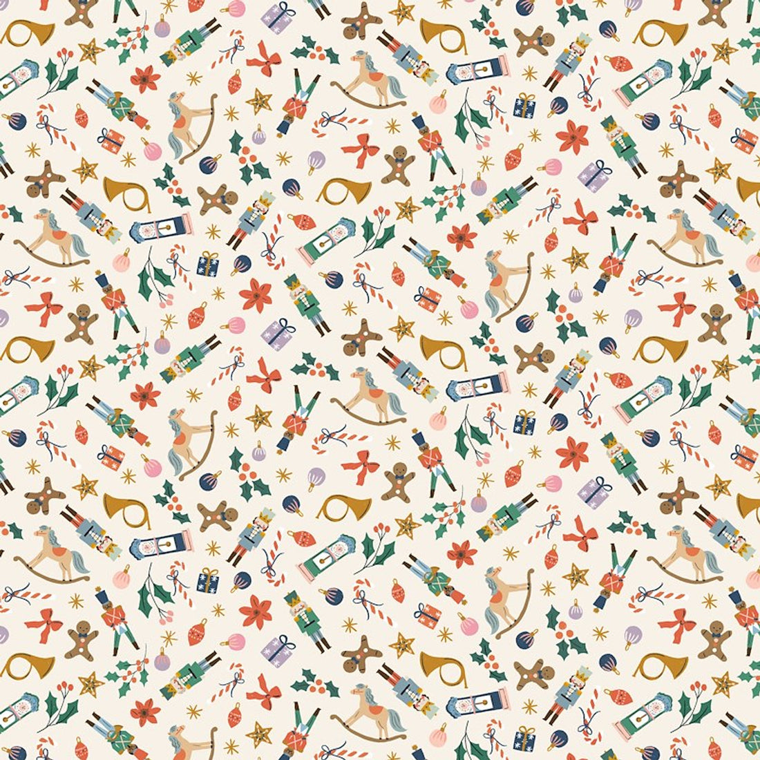 Nutcracker on Cream - Nutcracker Suite by Dear Stella