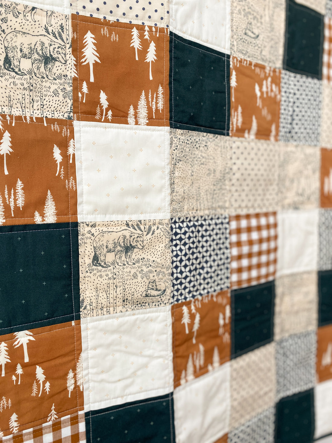 Patchwork Squares Quilt Kit - Explorer