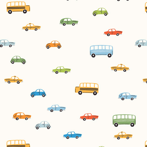 Little Wheels Snug (Flannel) - Snuggles by Art Gallery Fabrics