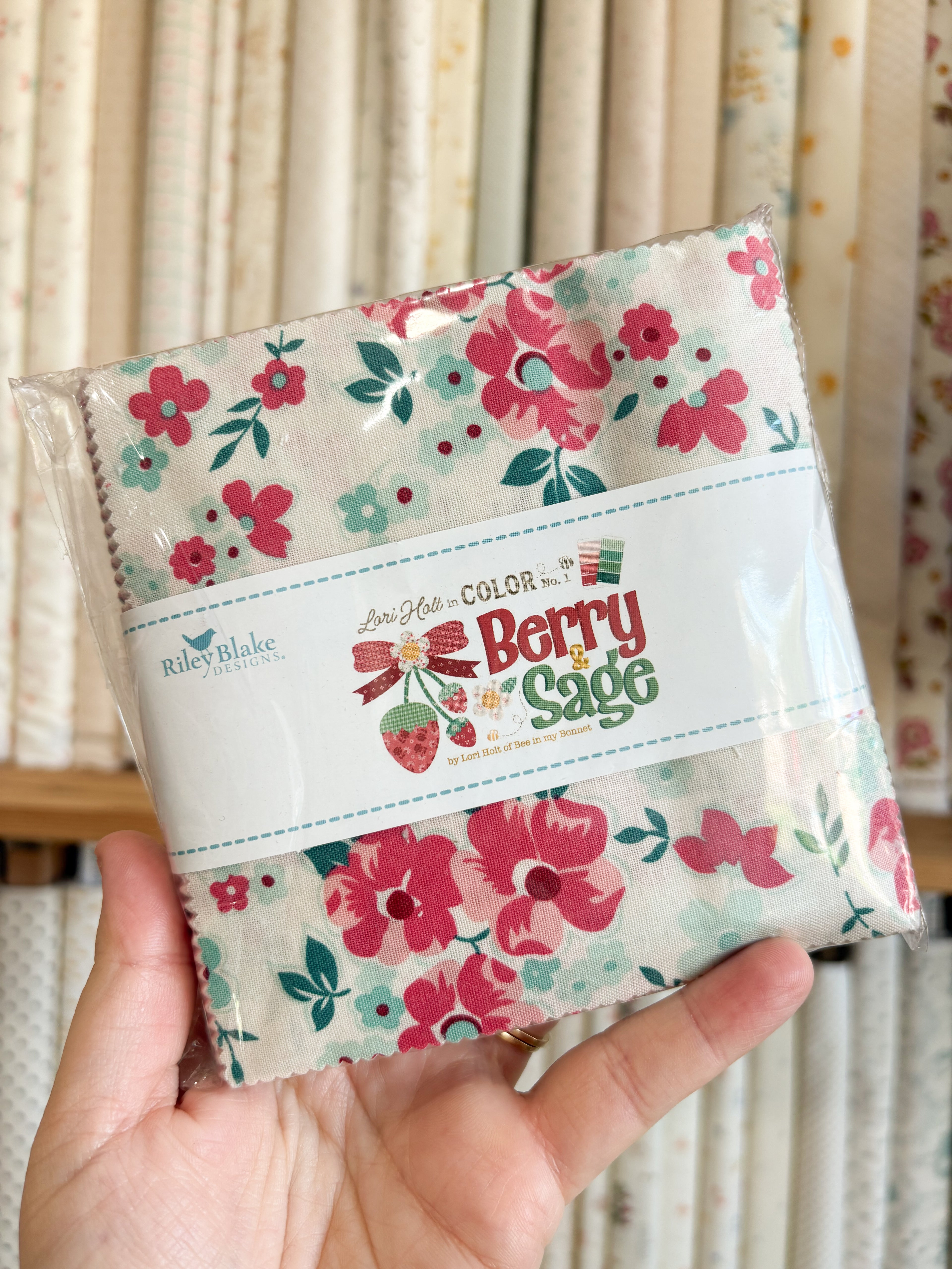 Berry &amp; Sage 5" Stacker - Riley Blake Designs