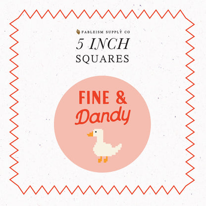 Fine &amp; Dandy 5" Charm Squares - Fableism