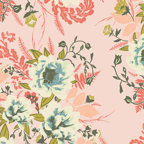 Wild Posy Flora - Forest Floor by Art Gallery Fabrics