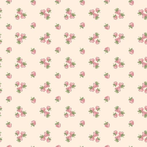 Strawberry Fields Yellow - Garden Party by Poppie Cotton