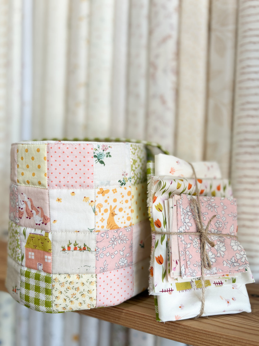 Gather Patchwork Basket Kit - Farm Garden - Easter 2025