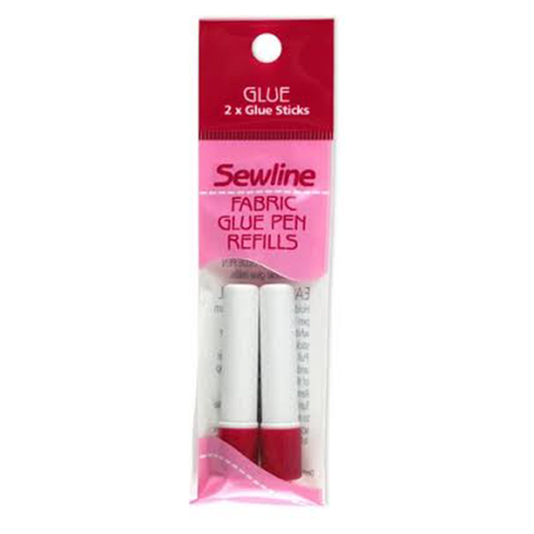 Glue Pen Refills 2 Pack (Pink) - Sewline