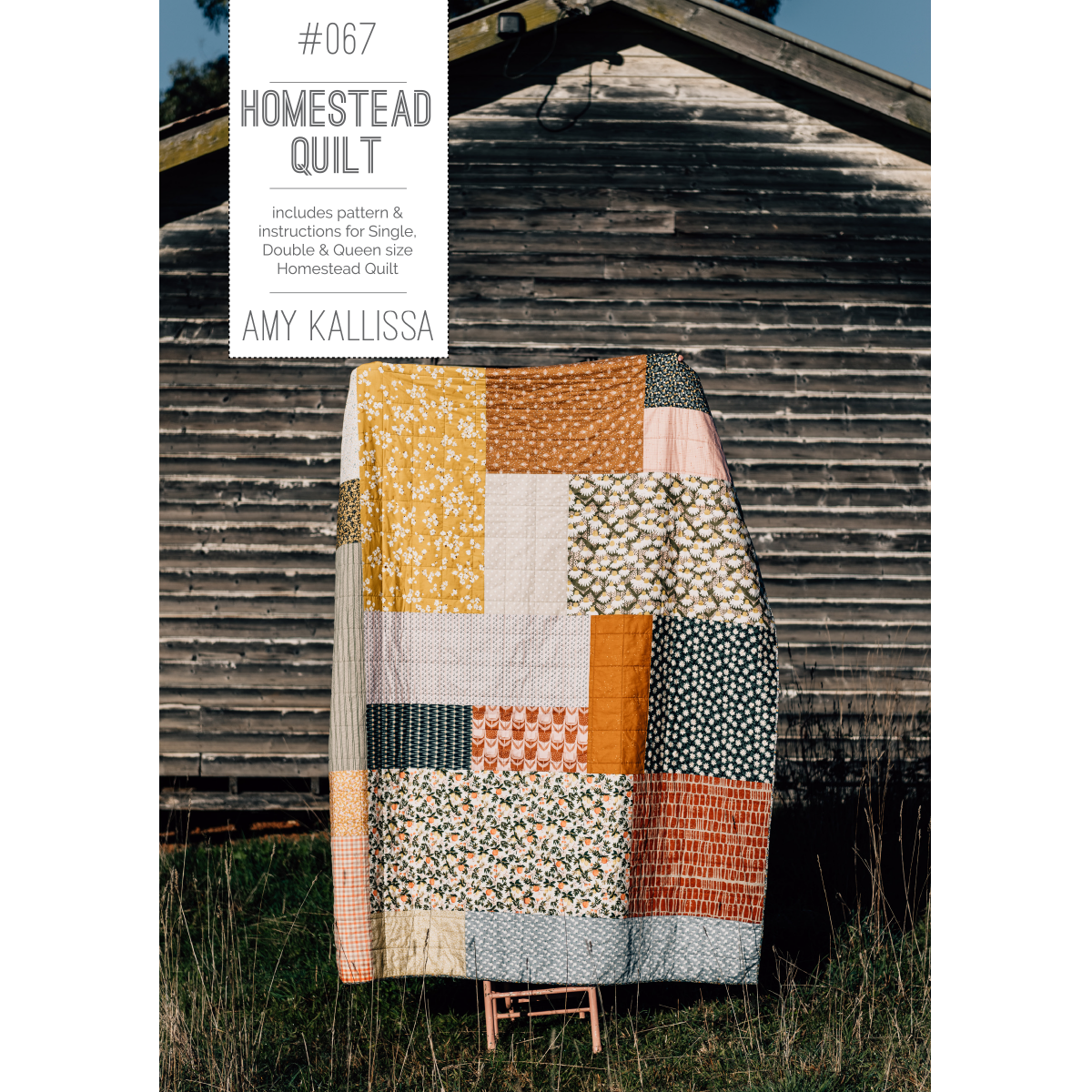 Homestead Quilt Paper Pattern - Amy Kallissa
