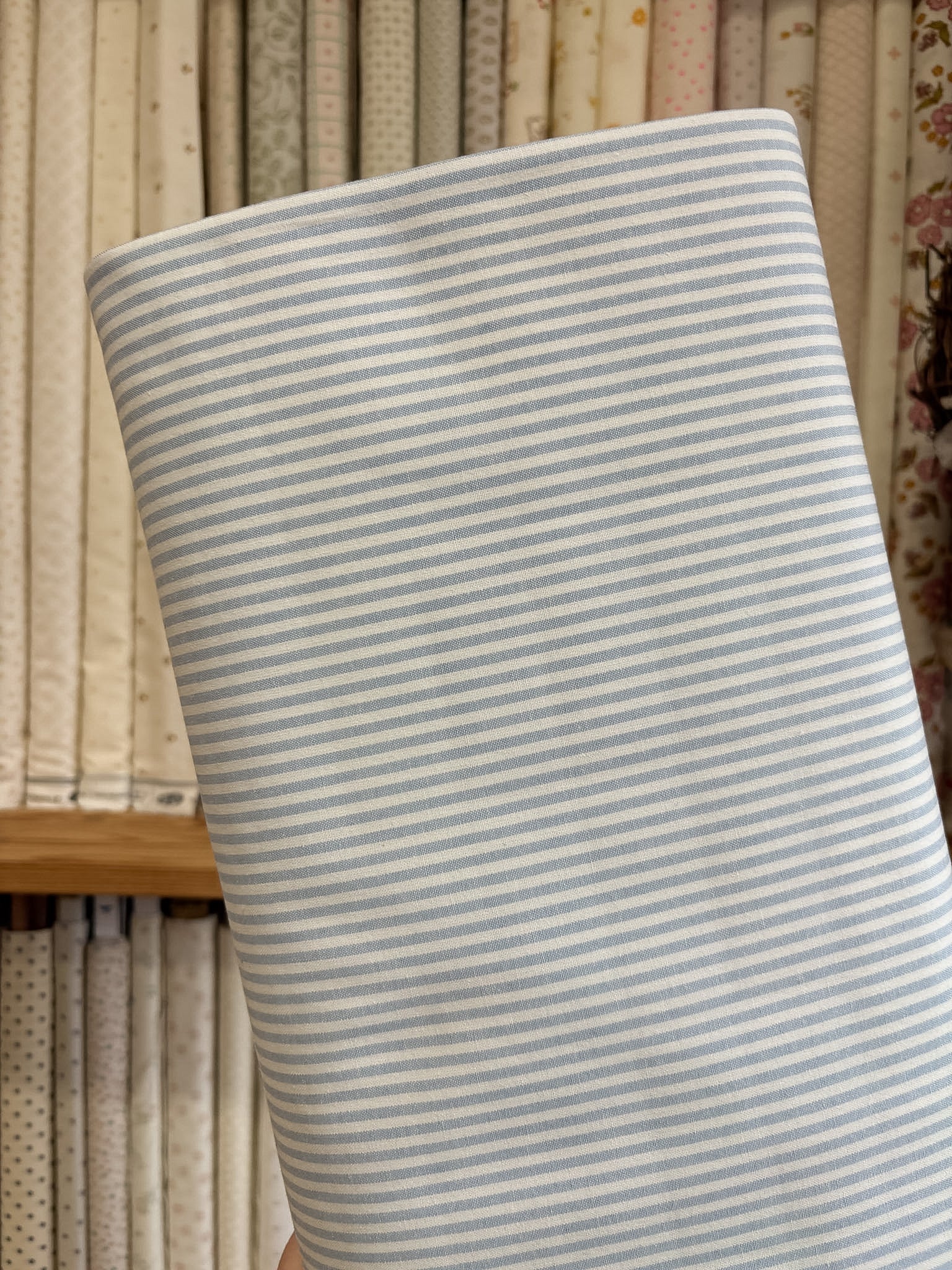 Stripe Cerulean AD46200S-83 by Quilt Gate