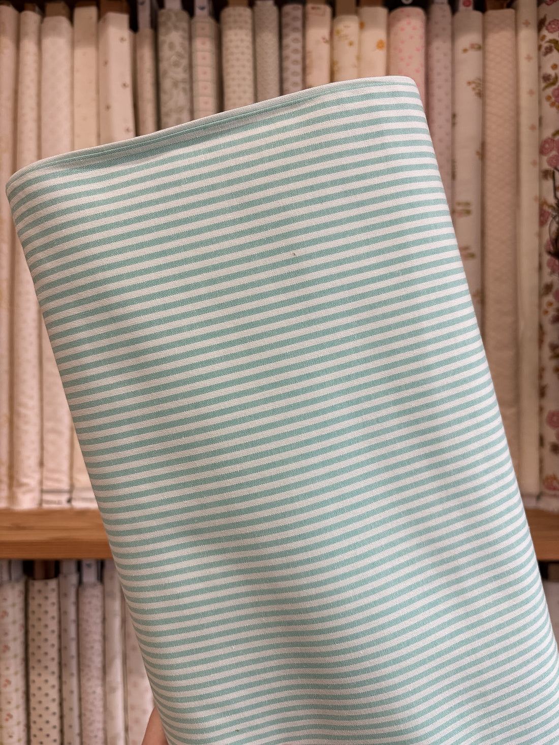 Stripe Teal AD46200S-85 by Quilt Gate