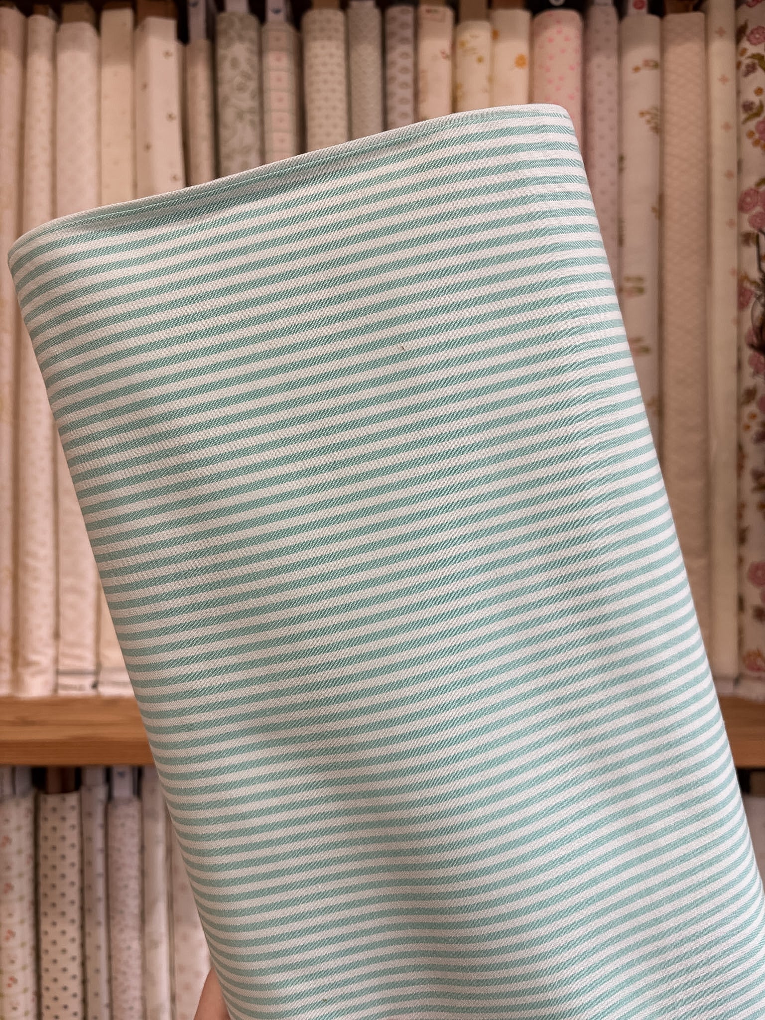 Stripe Teal AD46200S-85 by Quilt Gate