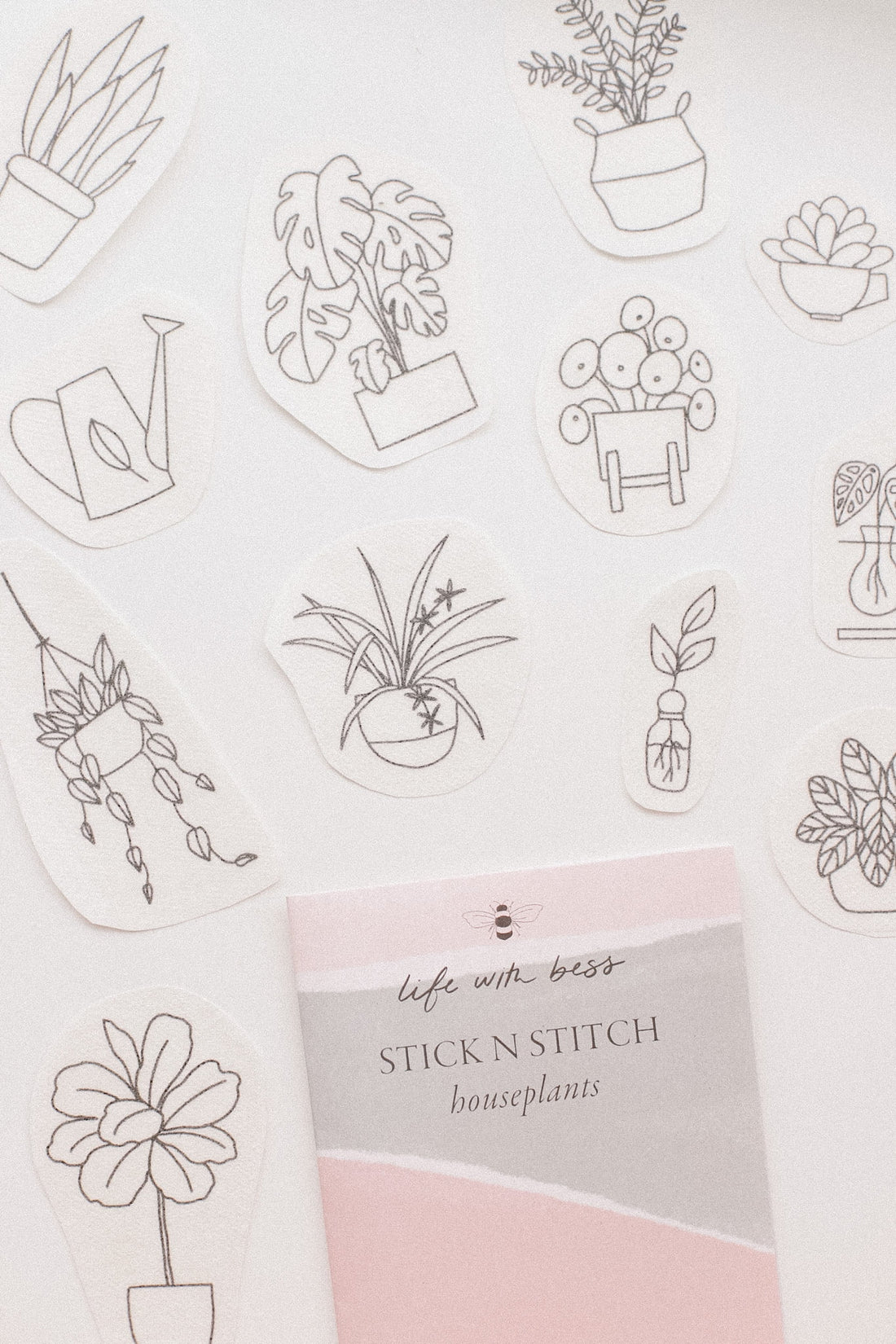 House Plants Stick &amp; Stitch Pack - Life with Bess