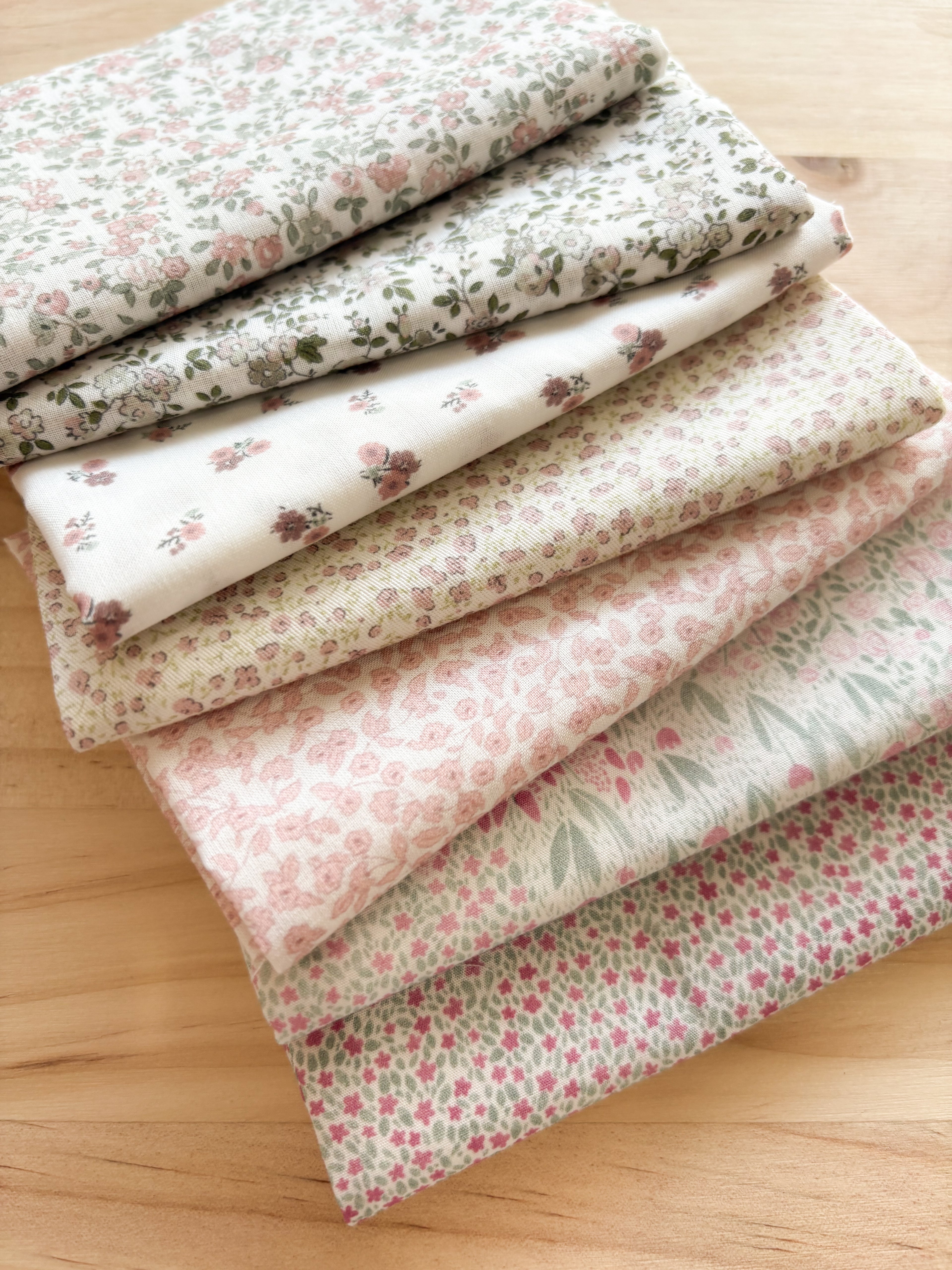 Pink Posies La Ta Te - 7 Piece Bundle
