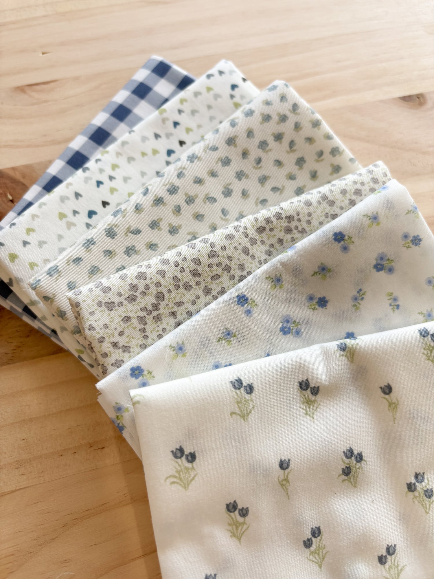 Blue Posies La Ta Te - 6 Piece Bundle