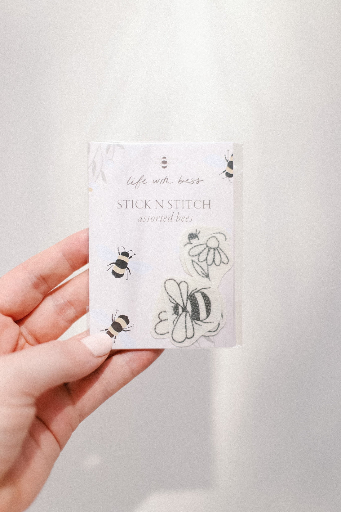 Bees (Assorted) Mini Stick &amp; Stitch Pack - Life with Bess
