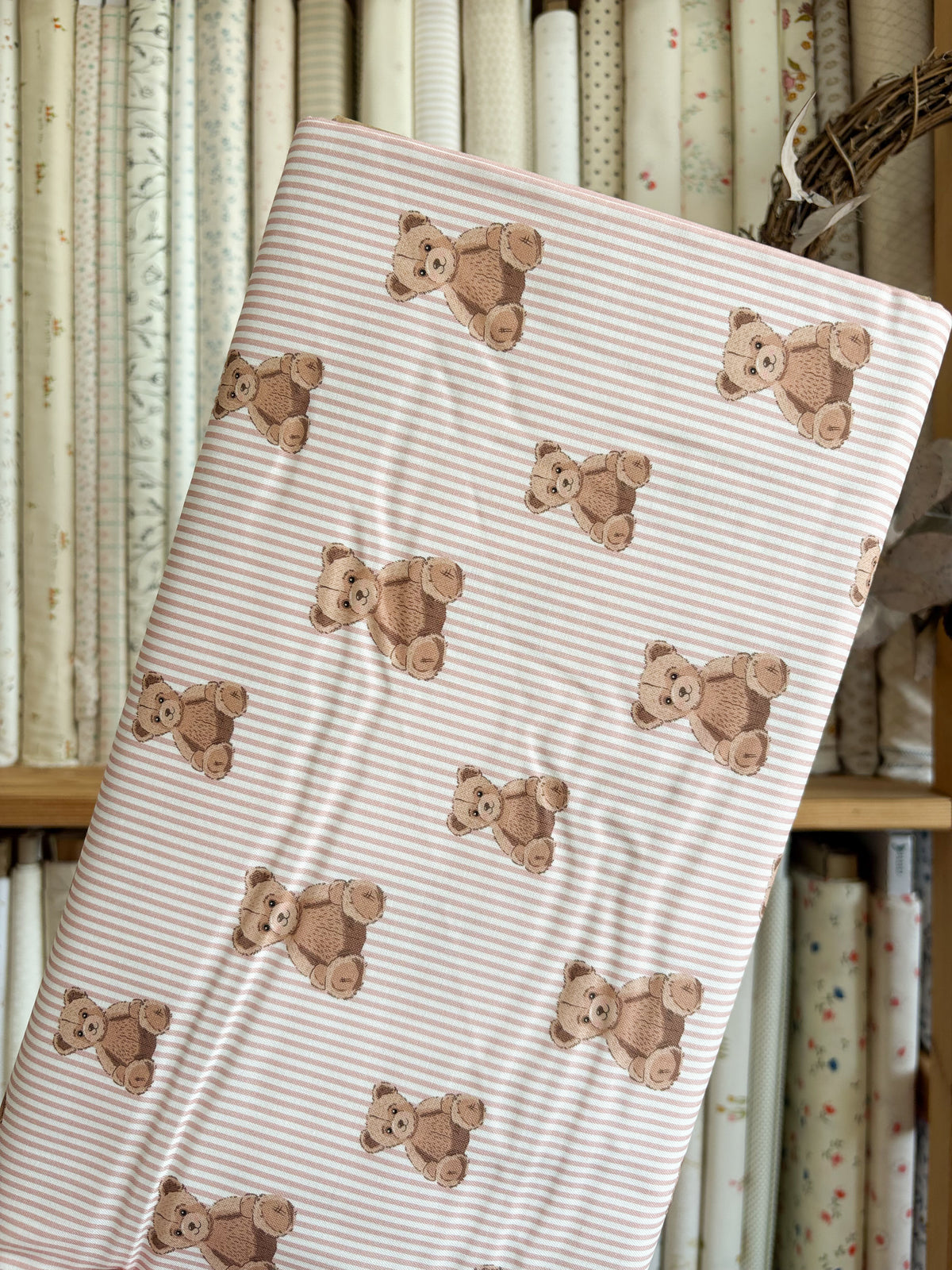 Vintage Teddy Pink - Toybox Treasures by The Craft Cotton Co