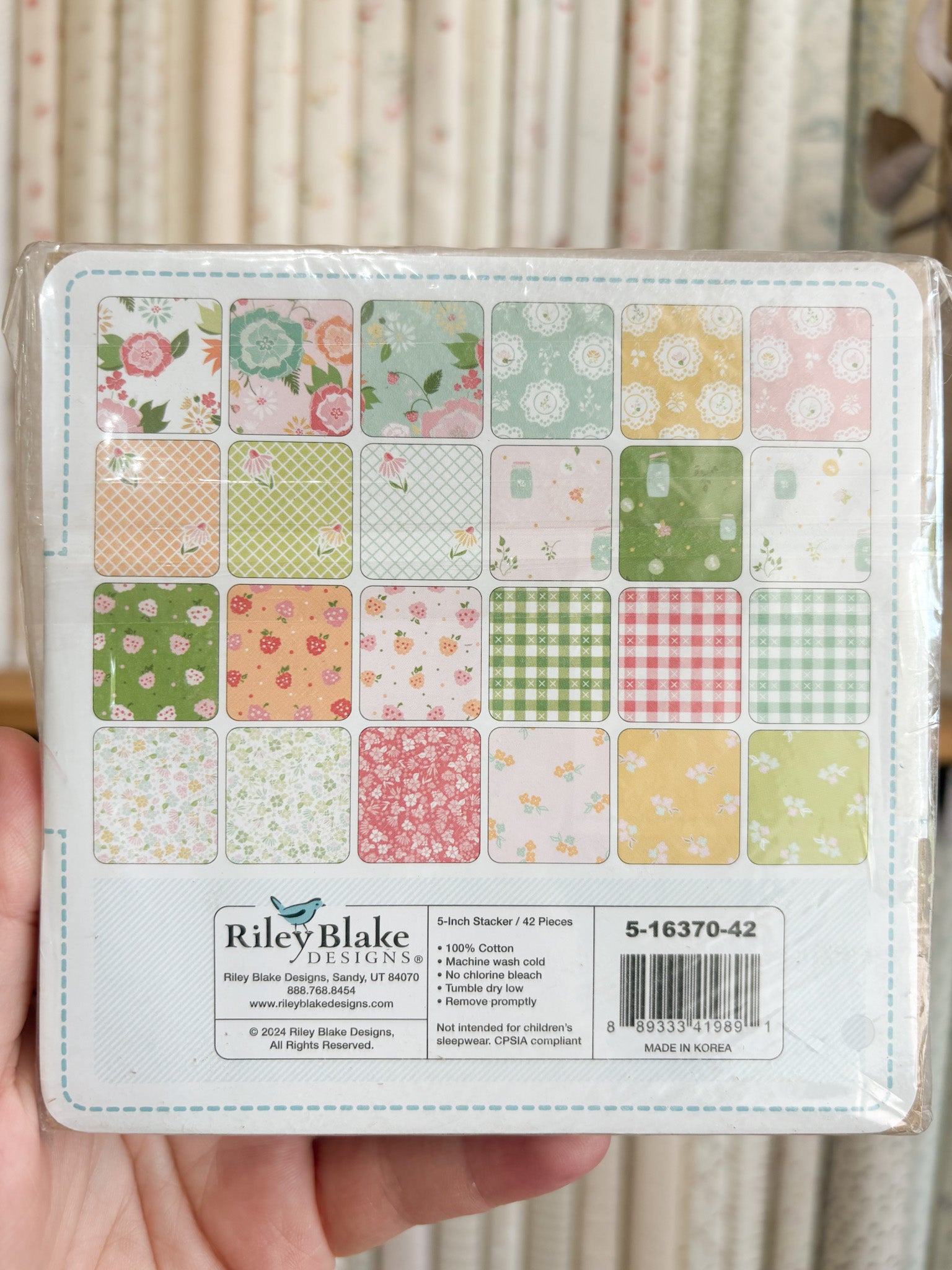 Summer Skies &amp; Fireflies 5" Stacker - Riley Blake Designs