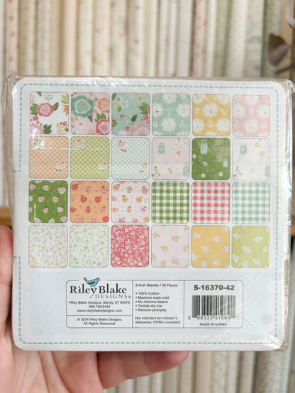 Summer Skies &amp; Fireflies 5" Stacker - Riley Blake Designs