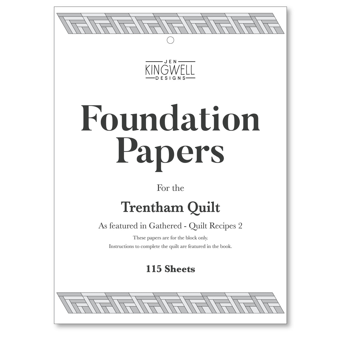 Trentham Quilt Foundation Papers - Jen Kingwell