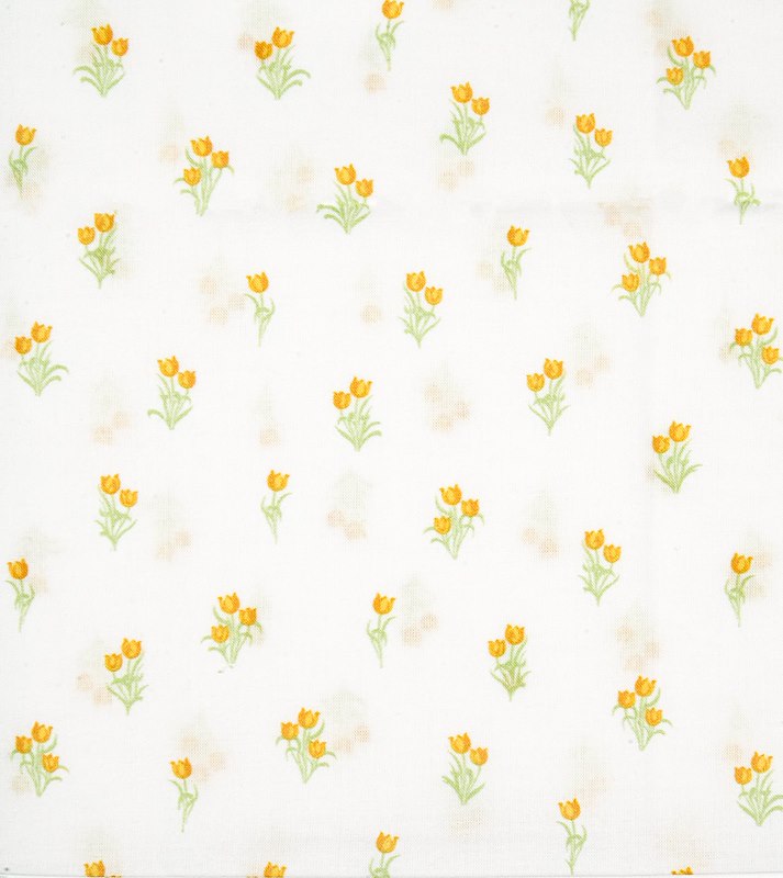 Yellow Buds - Organic Voile by La Ta Te
