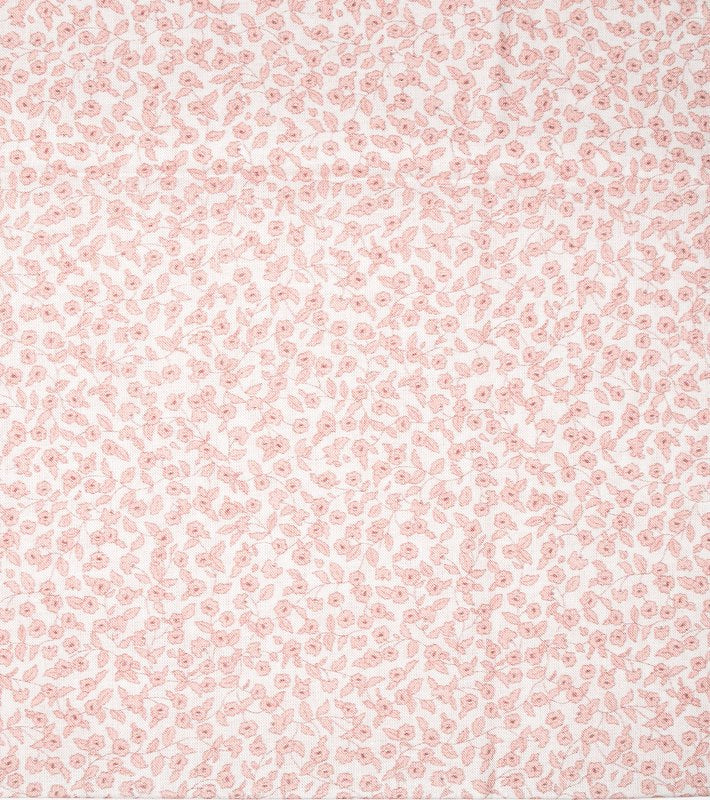 Pink Tiny Flowers - Organic Voile by La Ta Te