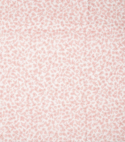 Pink Tiny Flowers - Organic Voile by La Ta Te