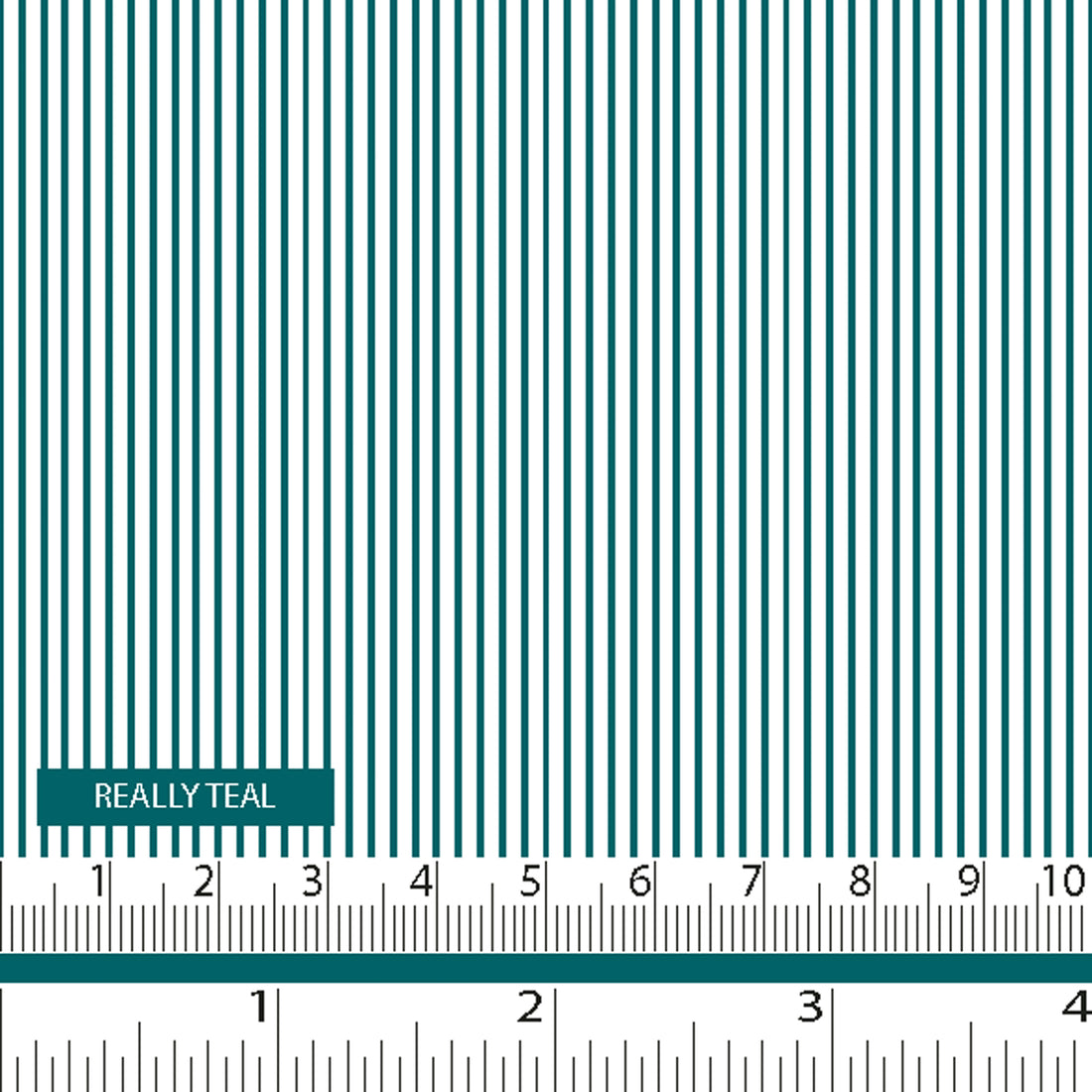 Stripe Really Teal - Simplicity by A Day in the Country