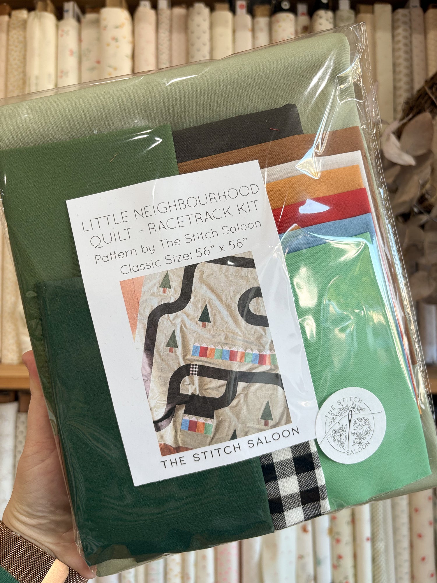 Little Neighbourhood Quilt Kit - Racetrack