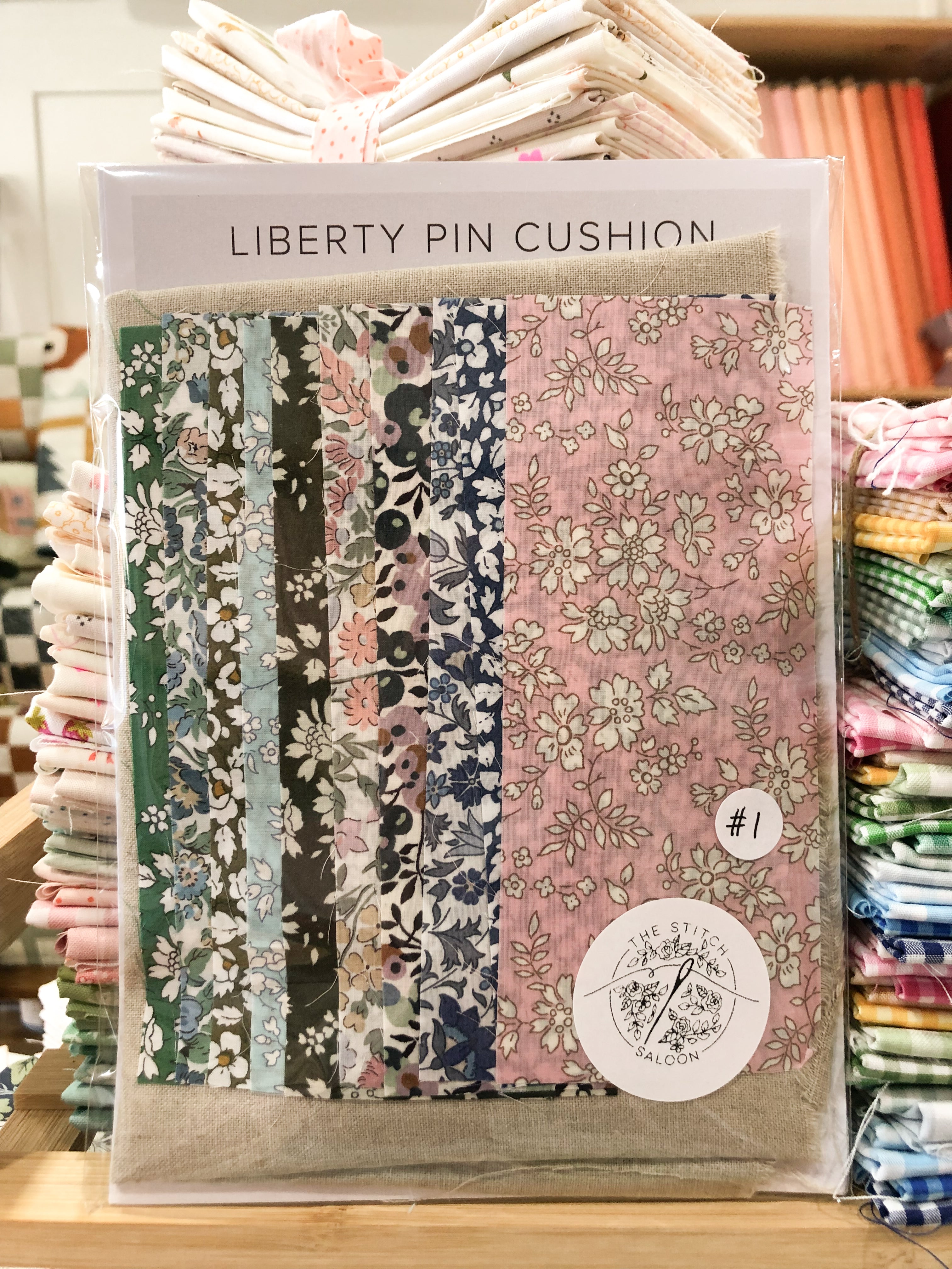 Liberty Pin Cushion Sewing Kit