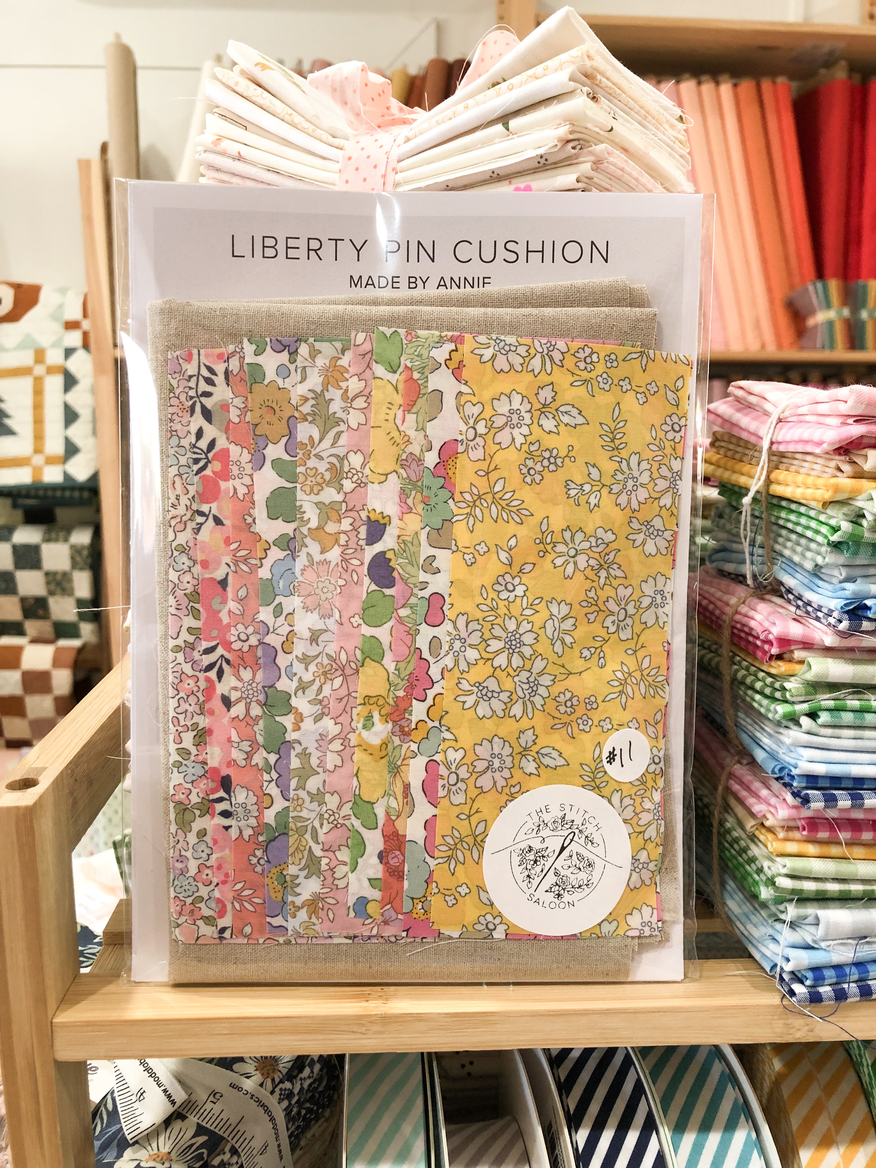 Liberty Pin Cushion Sewing Kit