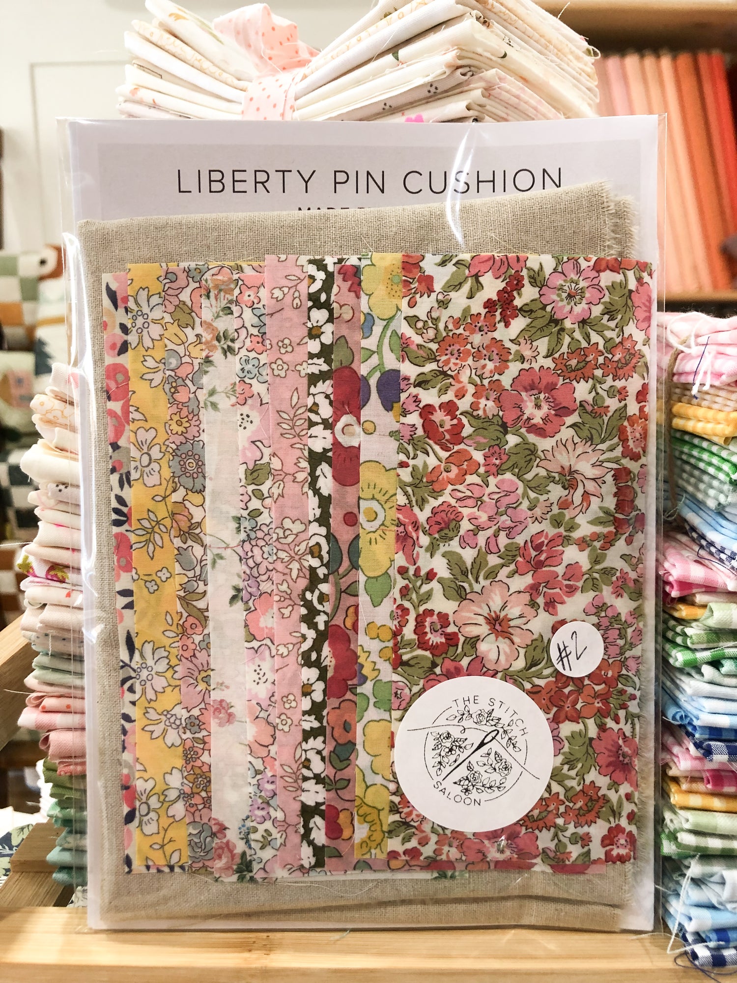 Liberty Pin Cushion Sewing Kit