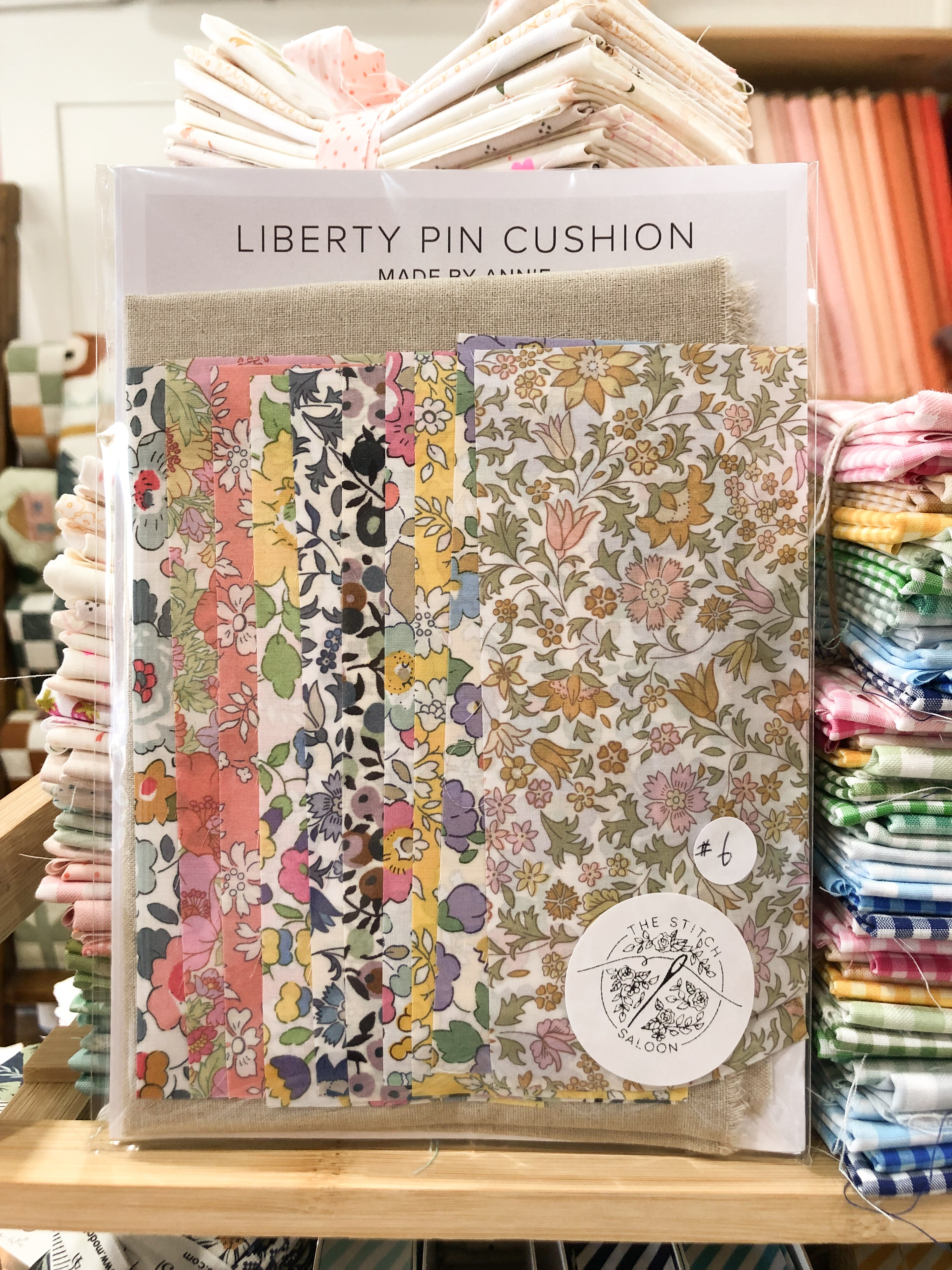 Liberty Pin Cushion Sewing Kit