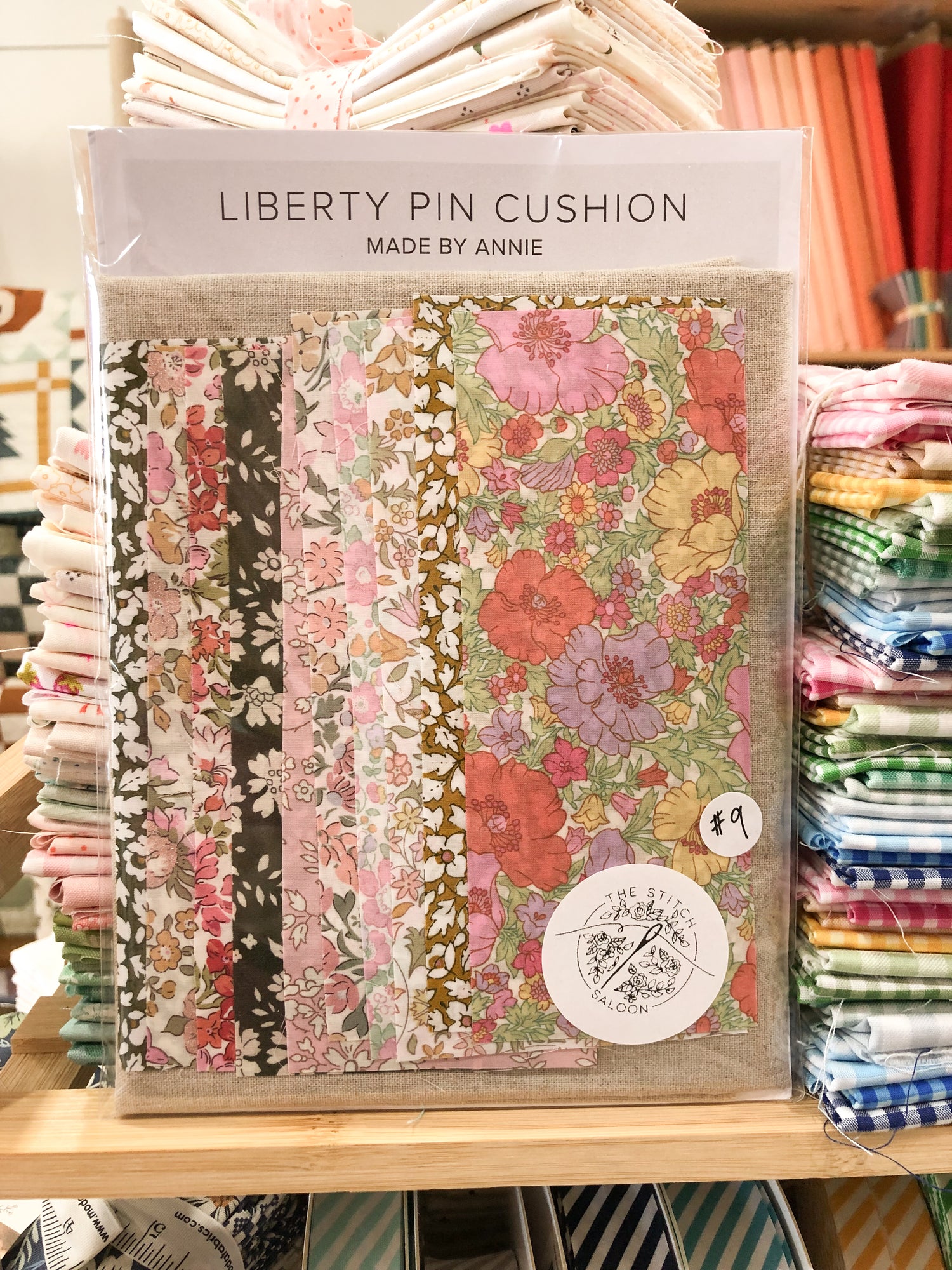 Liberty Pin Cushion Sewing Kit