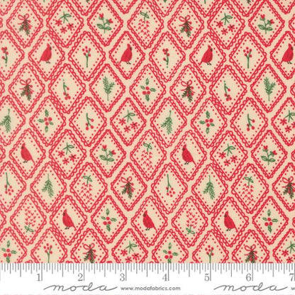Christmas Charm Poinsettia - Holiday Cheer by Moda