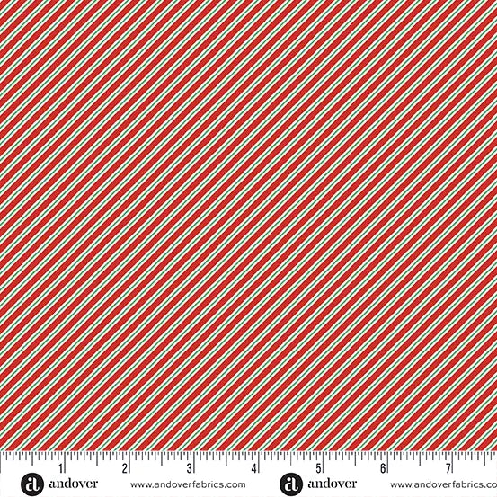 Candy Cane Stripe Red - The Nutcracker by Makower