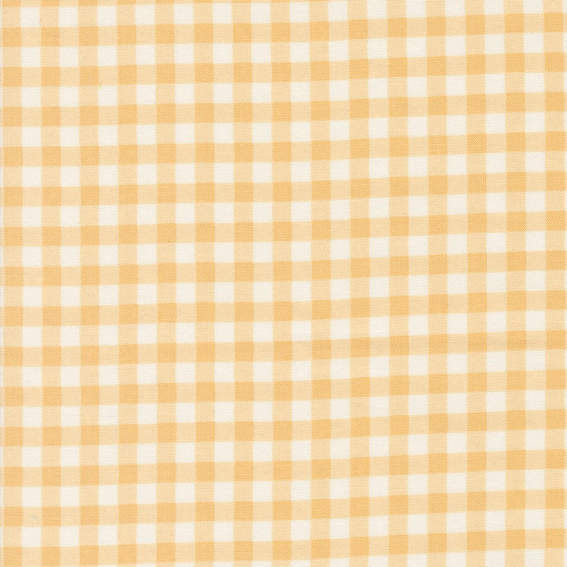 Gingham Enjoyable Yellow - Cottage Charm by Moda