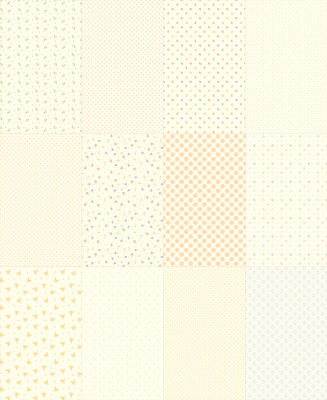 Low Volume Sampler Panel - Pastel Prairie by Moda