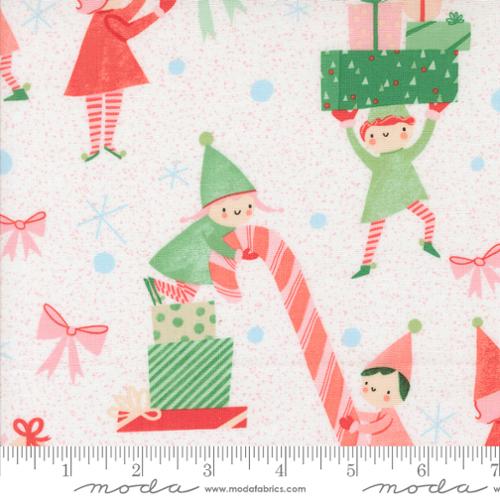 Elves Snow - Tiny Christmas by Moda
