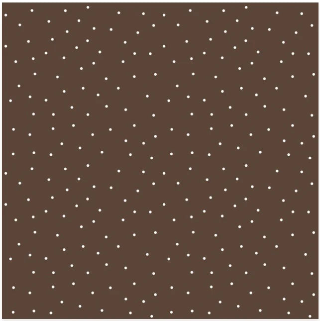 Tiny Dots Brown White - Kimberbell Basics by Maywood Studio