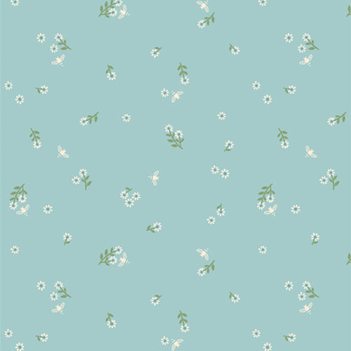 Foraging Flutter Mist - Marigold by Art Gallery Fabrics
