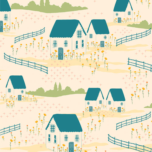 Folkhouse Dream - Marigold by Art Gallery Fabrics