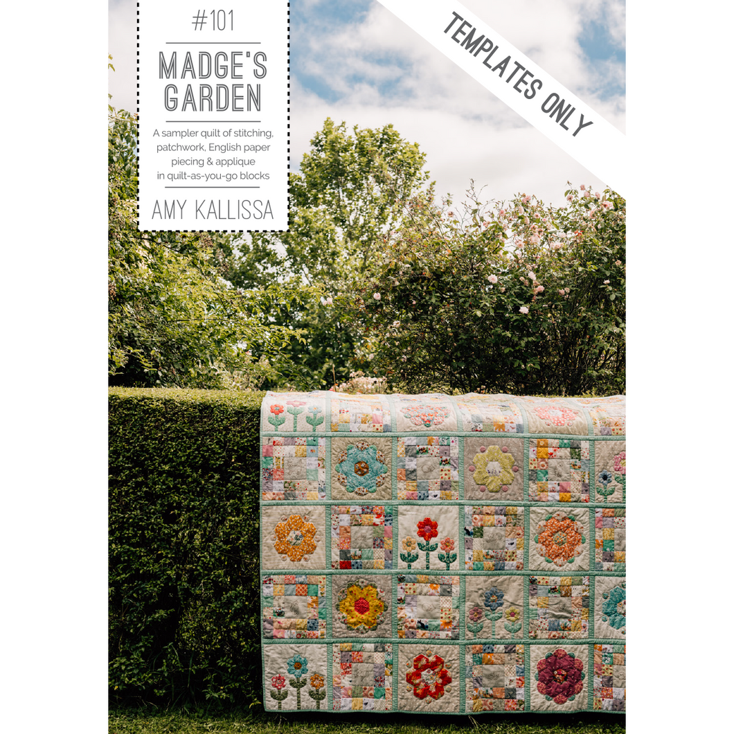 Madge's Garden Quilt Templates - Amy Kallissa