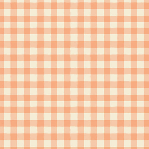 Small Plaid of my Dreams Apricot - Storyteller Plaid by Art Gallery Fabrics