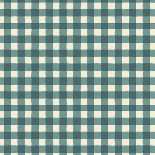 Small Plaid of my Dreams Spruce - Storyteller Plaid by Art Gallery Fabrics