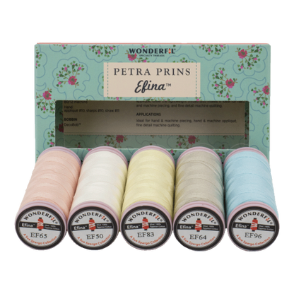 Petra Prins Efina 60wt Thread Pack - Pastel - Wonderfil