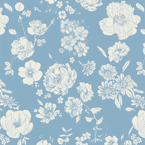 Flowers for Mom Porcelain - Potager by Art Gallery Fabrics