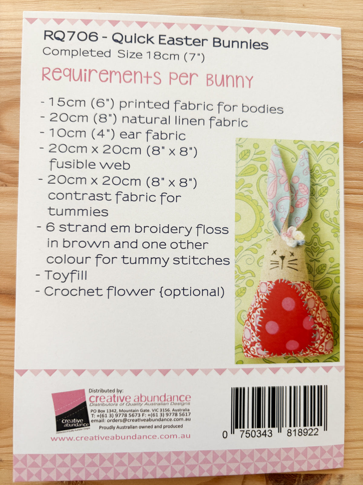 Quick Easter Bunny Postcard Project - Rosalie Dekker